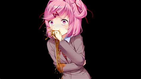 Natsuki puking for 10 minutes .